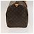 Borsa Keepall Louis Vuitton in tela Monogram 50 Marrone - vista 4