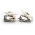 Chanel Orecchini Clip Logo CC Fiori Bianchi Bianco - vista 4