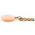 Chanel Collana a catena con pendente rotondo in perle e logo CC D'oro - vista 5