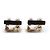 Chanel Coco Mark Perlen Quadrat Ohrringe Schwarz - Ansicht 5
