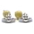 Chanel Orecchini a clip con logo CC Bianco  - vista 5