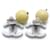 Chanel Orecchini a clip con logo CC Bianco  - vista 8