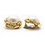 Chanel Orecchini a clip rotondi in perle artificiali vintage D'oro - vista 4
