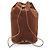 Borsa a mano Hermès Polochon Mimile GM Marrone Cotone - vista 3