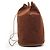 Borsa a mano Hermès Polochon Mimile GM Marrone Cotone - vista 5