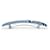 Hermès Clip per Capelli in Seta Eclipse GM Palladio Argento Blu  - vista 4