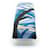 Hermès Clip per Capelli in Seta Eclipse GM Palladio Argento Blu  - vista 5