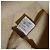 Borsa Hermès Marine Recif MM in cotone bianco - vista 12