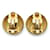 Chanel Orecchini a clip rotondi a spirale Coco Mark GP D'oro - vista 2