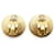 Chanel Orecchini a clip con logo in perle artificiali D'oro - vista 2
