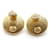 Chanel Orecchini a clip con logo in perle artificiali D'oro - vista 6