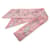 Hermès Les Cles a Pois Silk Twilly Rosa - vista 2