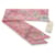 Hermès Les Cles a Pois Silk Twilly Rosa - vista 5