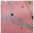Hermès Les Cles a Pois Silk Twilly Rosa - vista 7