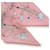 Hermès Les Cles a Pois Silk Twilly Rosa - vista 8