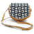 Céline Borsa a tracolla rotonda mini C Macadam Blu navy