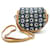 Céline Borsa a tracolla rotonda mini C Macadam Blu navy - vista 2