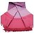 Sciarpa Hermès in seta bordeaux con frange Bordò - vista 5