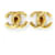 Chanel Orecchini Clip Logo CC D'oro  - vista 1