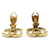 Chanel Orecchini Clip Logo CC D'oro  - vista 7