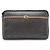 Pochette Dior Honeycomb in tela nera e pelle Nero