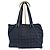 Borsa a spalla Chanel in tela / pelle nera 269 Nero