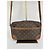Borsa a spalla Louis Vuitton in pelle marrone 270 - vista 3
