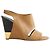 Chloé Camel Leder-Absatzschuhe Kamel