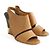 Chloé Camel Leder-Absatzschuhe Kamel - Ansicht 3