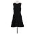 Fendi Vestido de algodón negro