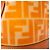 FENDI Mon Tresor Mini Bolsa de Ombro 2 em PVC e Couro Laranja 8BS010 - Ansicht 17