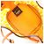 FENDI Mon Tresor Mini Bolsa de Ombro 2 em PVC e Couro Laranja 8BS010 - Ansicht 19