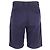 Autre Marque Bermuda in cotone blu tinto in capo con gamba dritta di Mr P. - vista 3