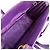 Borsa a Spalla in Pelle Viola Sac De Jour di Saint Laurent Porpora - vista 10