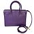 Borsa a Spalla in Pelle Viola Sac De Jour di Saint Laurent Porpora - vista 2