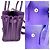 Borsa a Spalla in Pelle Viola Sac De Jour di Saint Laurent Porpora - vista 7