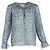 Bedruckte Bluse Beatrix aus blauer Polyester von Ba&sh Mehrfarben