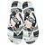 Tory Burch Printed Flip Flops in Multicolor Rubber - view 2