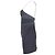 Abito Mini a Collo Quadrato Chloé in Cotone Blu Navy - vista 2