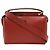 Fendi Dotcom Leder 2WAY Handtasche Rot