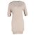 Chloé V-neck Mini Dress in Beige Linen