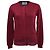 Cardigan Bottonato Prada in Cashmere Rosso Bordò