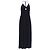 Ba&Sh Cha Cutout Maxikleid aus schwarzem Cupro