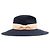 Autre Marque Cappello Fedora in Feltro di Coniglio Borsalino Blu - vista 2