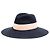 Autre Marque Cappello Fedora in Feltro di Coniglio Borsalino Blu - vista 5
