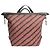 Smythson Sac à dos en toile rose et noir