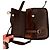 Borsa a tracolla Gucci in suede e pelle marrone - vista 10