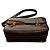 Borsa a tracolla Gucci in suede e pelle marrone - vista 8