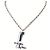 Collana Gucci Tom Ford Pendente Stivale da Equitazione Argento - vista 2