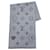 Louis Vuitton Gray Wool Stole Brown  ref.2543502